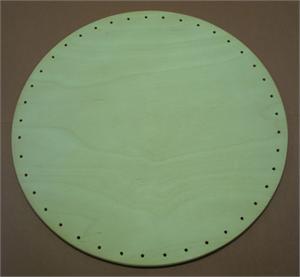 Base Drilled Round 12" 41 holes