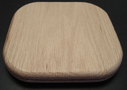 Base Slotted Square 12" Oak