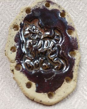 Pottery Drilled Base Cat Design