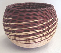 Pattern - Double Rod Bowl on Round Slotted Wooden Base by Wagner