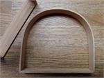 Handle D Round Top Oak 6" W x 5" H x 1" W Dovetailed