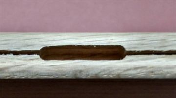 Base Slotted Race Track / Oblong 5" x 8" Oak Base ONLY with Handle Slots