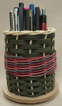 Pattern - Easy Weaving on a Round Drilled Wooden Base Basket DIGITAL COPY by Wagner