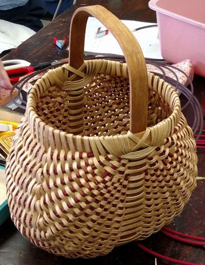 Nest Basket Ribbed Natural Reed Egg Basket Handmade Basket Oriole Egg Basket Reed Basket Vintage Basket Oriole Frame Basket