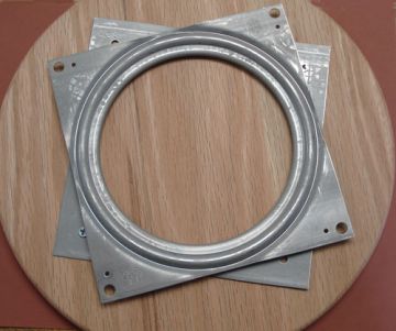 Base Slotted w/lazy Susan attachment Round 10" Oak