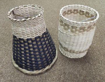 Pattern - Woven Lampshade Baskets DIGITAL COPY by Wagner