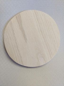 Base Slotted Round 6" Oak