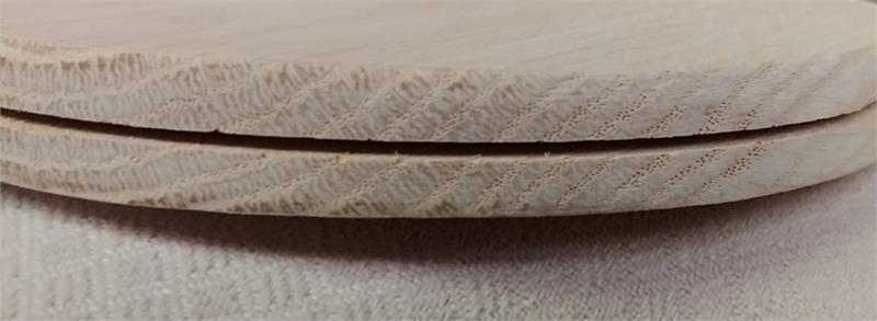 Base Slotted Race Track / Oblong 4" x 7" Oak