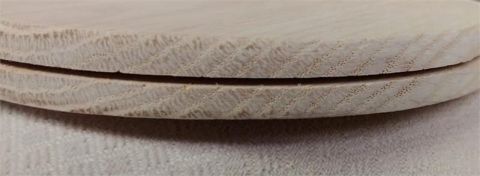 Base Slotted Race Track / Oblong 4" x 7" Oak