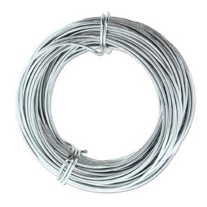 Aluminum Wire Round 18 gauge Gray