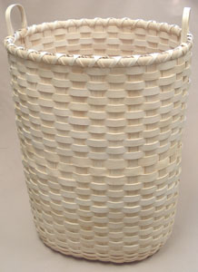 Pattern - Personal Laundry Hamper Basket on Oblong Oval Base DIGITAL COPY by Wagner
