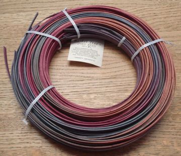 Spacedyed Reed Flat 1/4" Wide #21 Hearthside half pound coil