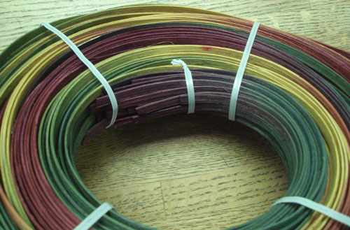 Reed Flat Spacedyed 1/4" Wide #27 Victorian half pound coil