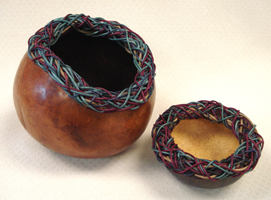 Pattern - Random Weave on a Gourd DIGITAL COPY by Wagner