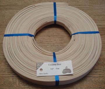 Reed Flat Select Quality Natural 1/2" wide one pound coil