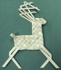 Pattern - Plaited Reindeer, Horse & Giraffe, Etc. Ornament DIGITAL COPY by Wagner