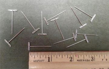 Tool - T-Pins 1" (Package of 12)