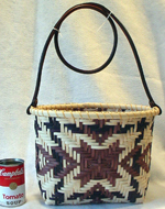 Pattern - Turkey Tracks Purse Basket by Venie Hinson