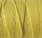 Irish Waxed Linen 4ply Country Yellow 50 gram Spool