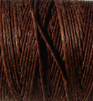 Irish Waxed Linen 4ply Dark Chocolate 50 gram Spool