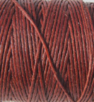 Irish Waxed Linen 4ply Dark Rust 50 gram Spool
