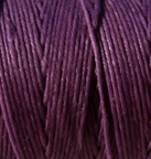 Irish Waxed Linen 4 ply Plum 50 gram Spool