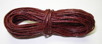 Irish Waxed Linen 4ply Dark Rust 25ft.
