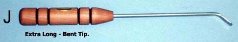 The Country Seat: Tool - Weave-Rite Extra long bent tip tool (J)