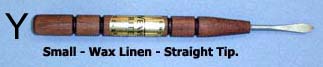 Tool - Weave-Rite Waxed Linen (Y) Small Straight Tip Tool with Pointed Tip