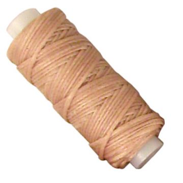 Braided Cord Waxed Beige
