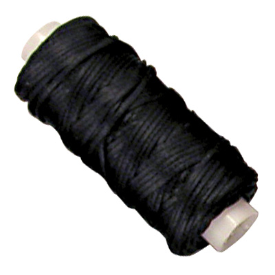 The Country Seat: Black Waxed Braided Cord