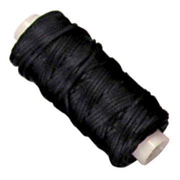 Braided Cord Waxed Black