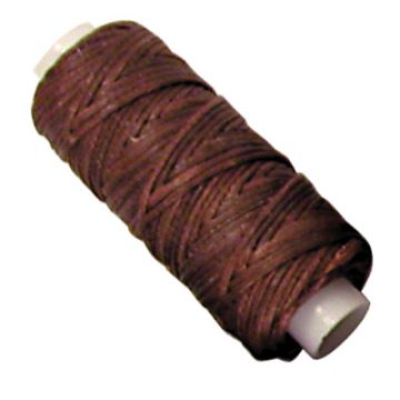Braided Cord Waxed Brown