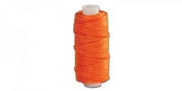 Braided Cord Waxed Orange