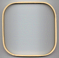 Hoop Square Oak 12" x 12" x 7/8"