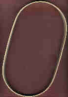 Hoop Oval Race Track Oak 6" x 12" x 3/4"