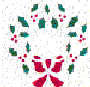 Stencil Holly Wreath PSW