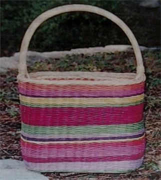 Pattern - Awning Stripe Tote Basket by Tunnicliffe