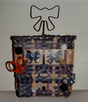 Pattern - Buttons & Bows Button Keeper Basket by Klann