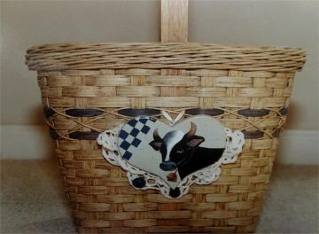 Pattern - Kitchen Utensil Basket with Heart and Desk Basket by Jackson