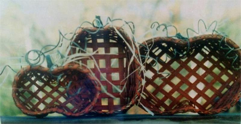 Pattern - Pumpkin Patch Basket by Skillings 3 variations