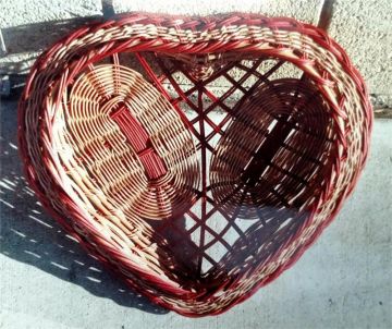 Pattern - Victorian Heart Basket by Klann