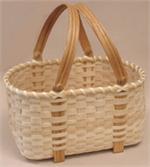 Pattern - High Shopper Basket on Rectangle Base by Wagner