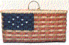 Pattern - Flag Mail Basket by LaPorte