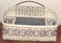 Pattern - Gray Lined Wall Basket by Carroll (Gugni)