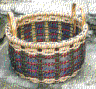 Pattern - Plaid Half-Bushel Basket by Gibson