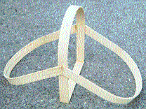 Ribbed Hearth Set 8" Base 3 piece set