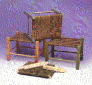 Kit - Splint New England Style Foot Stool - Natural Reed Only