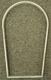 Handle D Tulip Shape Oak 6" x 13" Dovetailed