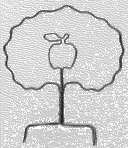 Wire Apple Tree #24A